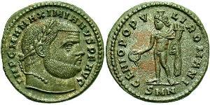 1 Follis Roman Empire (27BC-395) Bronze Maximianus (250-310)