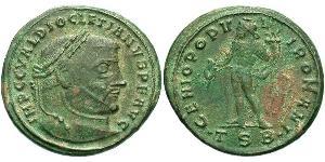 1 Follis Roman Empire (27BC-395) Bronze Diocletian (244-311)
