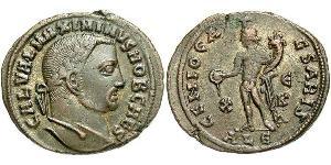 1 Follis Roman Empire (27BC-395) Bronze Maximinus II (270 - 313)