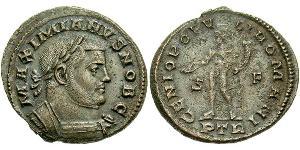 1 Follis Roman Empire (27BC-395) Bronze Galerius Maximianus (260-311)