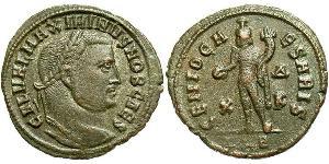 1 Follis Roman Empire (27BC-395) Bronze Maximinus II (270 - 313)