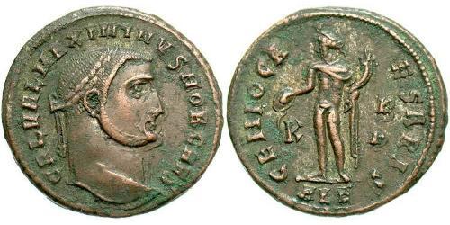1 Follis Roman Empire (27BC-395) Bronze Maximinus II (270 - 313)