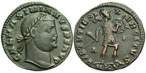 1 Follis Roman Empire (27BC-395) Bronze Galerius Maximianus (260-311)