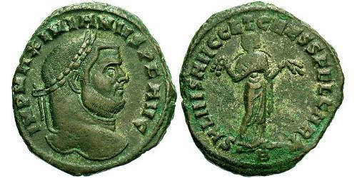 1 Follis Roman Empire (27BC-395) Bronze Maximianus (250-310)