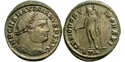 1 Follis Roman Empire (27BC-395) Bronze Maximianus (250-310)