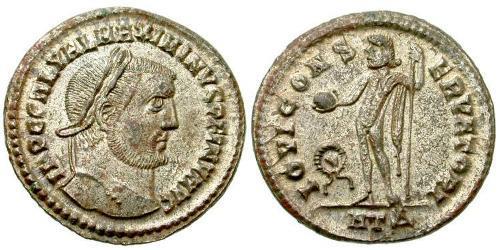 1 Follis Roman Empire (27BC-395) Bronze Maximinus II (270 - 313)