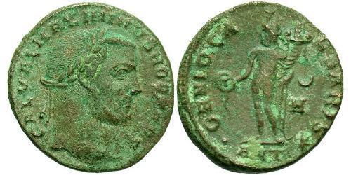 1 Follis Roman Empire (27BC-395) Bronze Maximinus II (270 - 313)