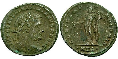 1 Follis Roman Empire (27BC-395) Bronze Galerius Maximianus (260-311)
