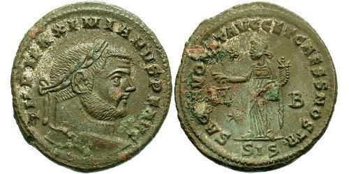 1 Follis Roman Empire (27BC-395) Bronze Maximianus (250-310)