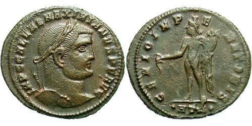 1 Follis Roman Empire (27BC-395) Bronze Galerius Maximianus (260-311)