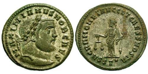 1 Follis Roman Empire (27BC-395) Bronze Galerius Maximianus (260-311)