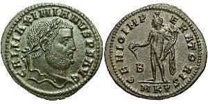 1 Follis Römische Kaiserzeit (27BC-395) Bronze Galerius Maximianus (260-311)