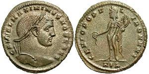 1 Follis Römische Kaiserzeit (27BC-395) Bronze Maximinus II (270 - 313)