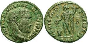 1 Follis Römische Kaiserzeit (27BC-395) Bronze Galerius Maximianus (260-311)