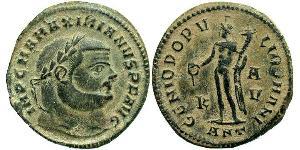 1 Follis Römische Kaiserzeit (27BC-395) Bronze Maximianus (250-310)