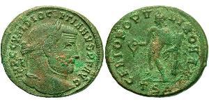 1 Follis Römische Kaiserzeit (27BC-395) Bronze Diocletian (244-311)