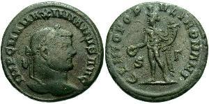 1 Follis Römische Kaiserzeit (27BC-395) Bronze Maximianus (250-310)