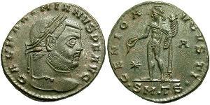 1 Follis Römische Kaiserzeit (27BC-395) Bronze Galerius Maximianus (260-311)