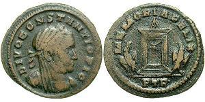 1 Follis Römische Kaiserzeit (27BC-395) Bronze Konstantin I (272 - 337)