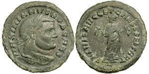 1 Follis Römische Kaiserzeit (27BC-395) Bronze Galerius Maximianus (260-311)