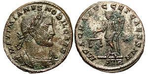 1 Follis Römische Kaiserzeit (27BC-395) Bronze Galerius Maximianus (260-311)