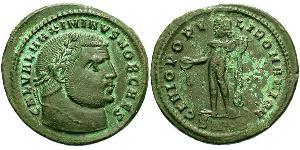 1 Follis Römische Kaiserzeit (27BC-395) Bronze Maximinus II (270 - 313)