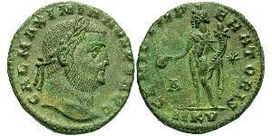 1 Follis Römische Kaiserzeit (27BC-395) Bronze Galerius Maximianus (260-311)