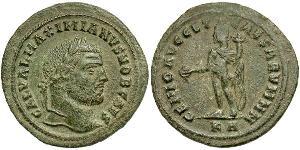 1 Follis Römische Kaiserzeit (27BC-395) Bronze Galerius Maximianus (260-311)