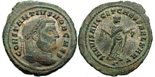 1 Follis Römische Kaiserzeit (27BC-395) Bronze Konstantin I (272 - 337)