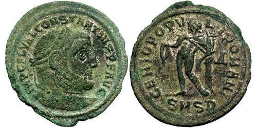 1 Follis Römische Kaiserzeit (27BC-395) Bronze Konstantin I (272 - 337)