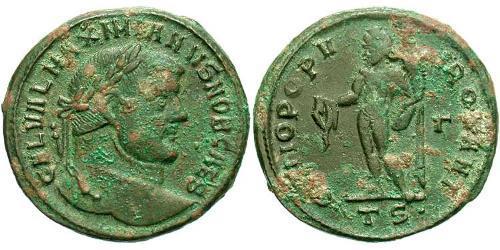 1 Follis Römische Kaiserzeit (27BC-395) Bronze Galerius Maximianus (260-311)