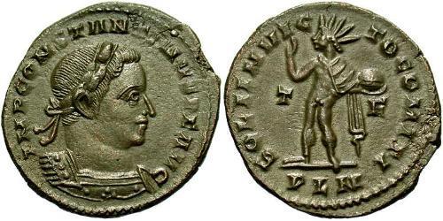1 Follis Römische Kaiserzeit (27BC-395) Bronze Konstantin I (272 - 337)