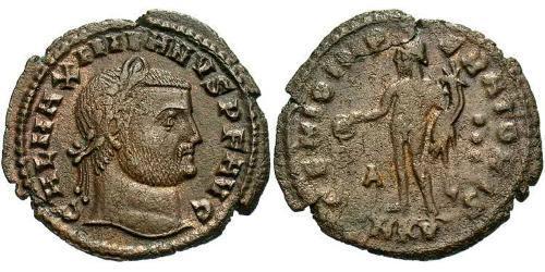 1 Follis Römische Kaiserzeit (27BC-395) Bronze Galerius Maximianus (260-311)