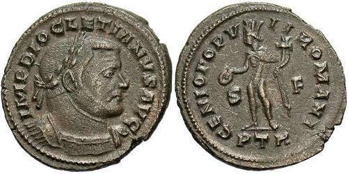 1 Follis Römische Kaiserzeit (27BC-395) Bronze Diocletian (244-311)