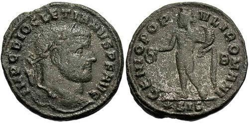 1 Follis Römische Kaiserzeit (27BC-395) Bronze Diocletian (244-311)