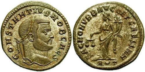 1 Follis Römische Kaiserzeit (27BC-395) Bronze Konstantin I (272 - 337)