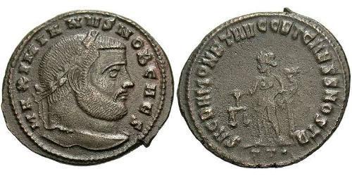 1 Follis Römische Kaiserzeit (27BC-395) Bronze Galerius Maximianus (260-311)
