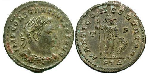 1 Follis Römische Kaiserzeit (27BC-395) Bronze Konstantin I (272 - 337)