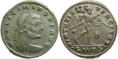 1 Follis Römische Kaiserzeit (27BC-395) Bronze Licinius I (265-324)