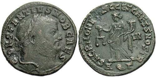 1 Follis Römische Kaiserzeit (27BC-395) Bronze Konstantin I (272 - 337)