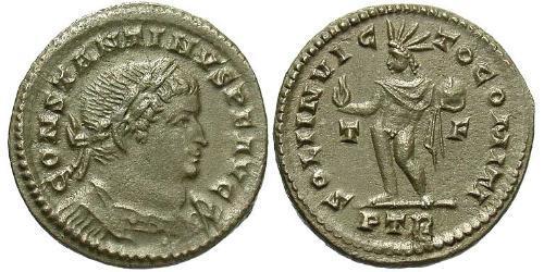 1 Follis Römische Kaiserzeit (27BC-395) Bronze Konstantin I (272 - 337)