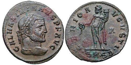 1 Follis Römische Kaiserzeit (27BC-395) Bronze Galerius Maximianus (260-311)