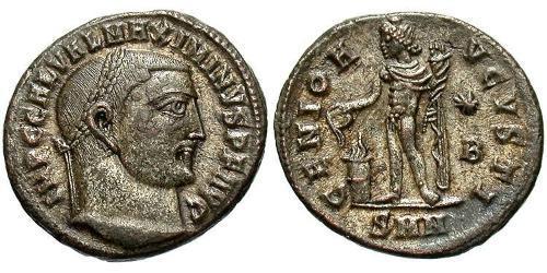 1 Follis Römische Kaiserzeit (27BC-395) Bronze Maximinus II (270 - 313)