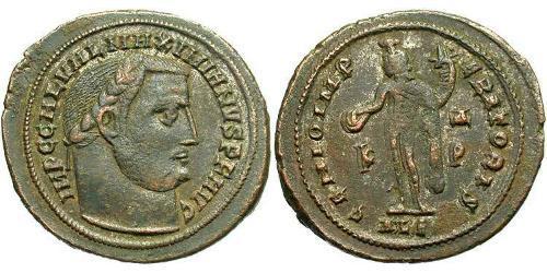 1 Follis Römische Kaiserzeit (27BC-395) Bronze Galerius Maximianus (260-311)