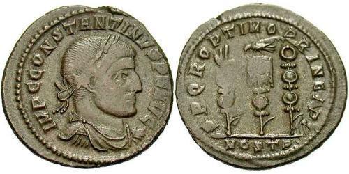 1 Follis Römische Kaiserzeit (27BC-395) Bronze Konstantin I (272 - 337)