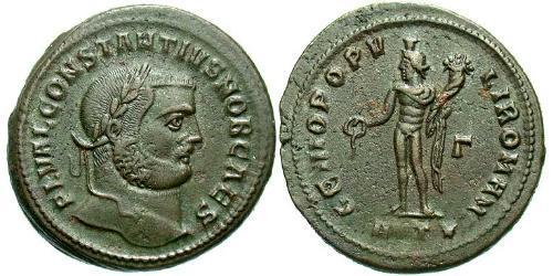 1 Follis Römische Kaiserzeit (27BC-395) Bronze Konstantin I (272 - 337)