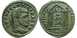1 Follis Western Roman Empire (285-476) Bronze Maxentius (278-312)