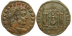 1 Follis Western Roman Empire (285-476) Bronze Maxentius (278-312)