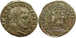 1 Follis Western Roman Empire (285-476) Bronze Maxentius (278-312)