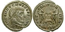 1 Follis Western Roman Empire (285-476) Bronze Maxentius (278-312)
